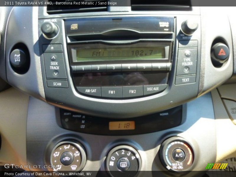 Barcelona Red Metallic / Sand Beige 2011 Toyota RAV4 V6 4WD