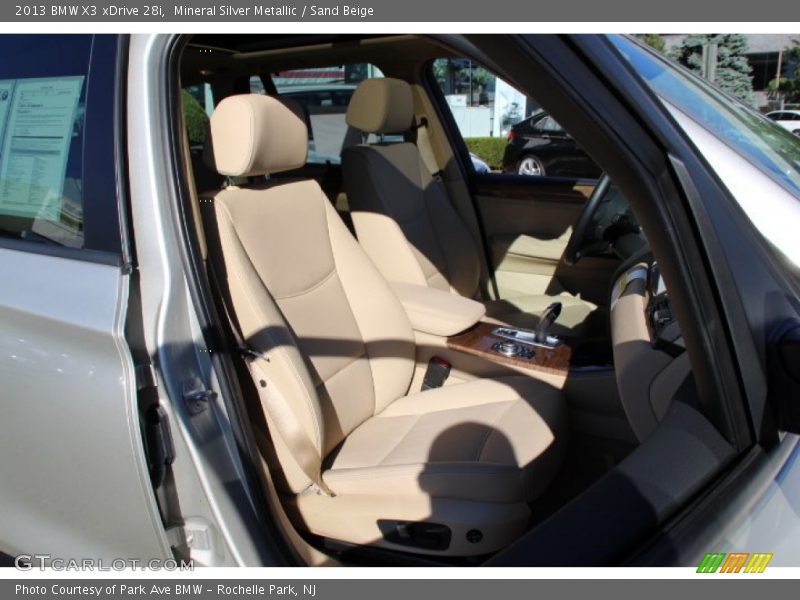 Mineral Silver Metallic / Sand Beige 2013 BMW X3 xDrive 28i
