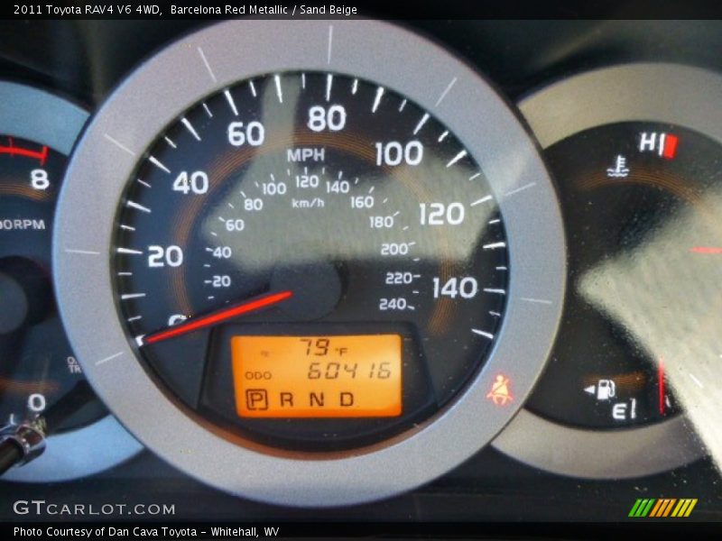 Barcelona Red Metallic / Sand Beige 2011 Toyota RAV4 V6 4WD