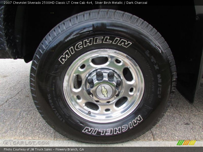 Silver Birch Metallic / Dark Charcoal 2007 Chevrolet Silverado 2500HD Classic LT Crew Cab 4x4