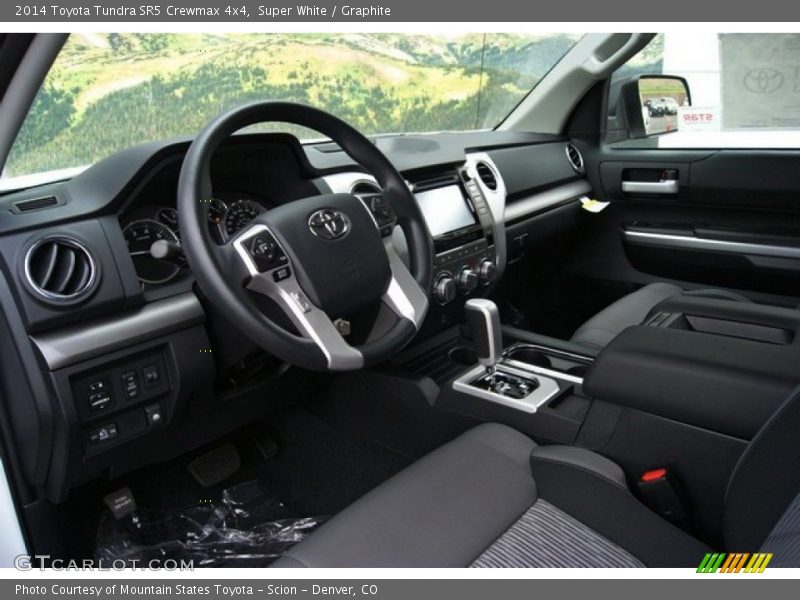 Super White / Graphite 2014 Toyota Tundra SR5 Crewmax 4x4