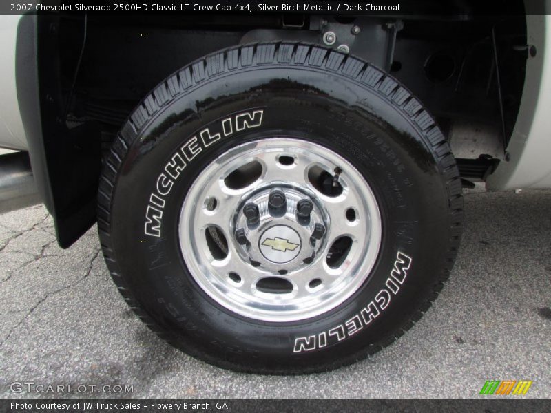 Silver Birch Metallic / Dark Charcoal 2007 Chevrolet Silverado 2500HD Classic LT Crew Cab 4x4