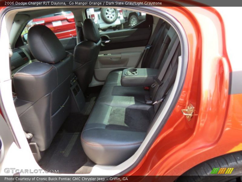 Go Mango! Orange / Dark Slate Gray/Light Graystone 2006 Dodge Charger R/T Daytona