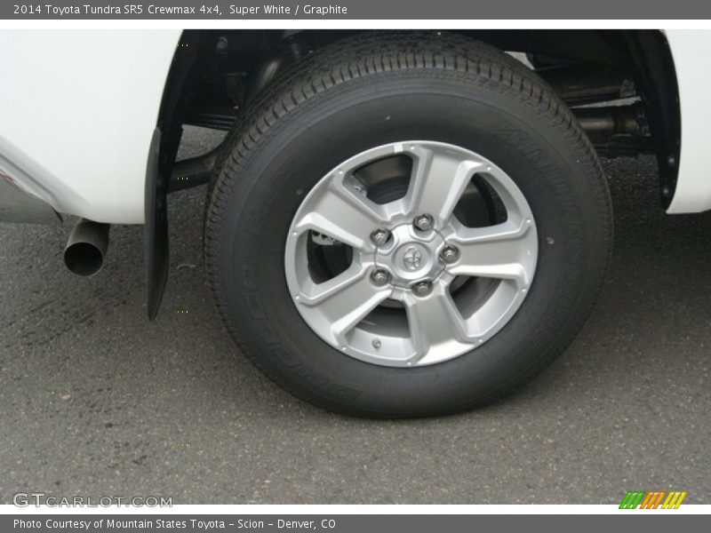 Super White / Graphite 2014 Toyota Tundra SR5 Crewmax 4x4