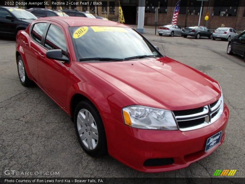 Redline 2-Coat Pearl / Black 2012 Dodge Avenger SE