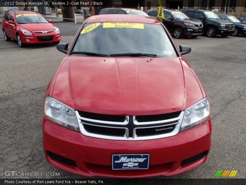 Redline 2-Coat Pearl / Black 2012 Dodge Avenger SE