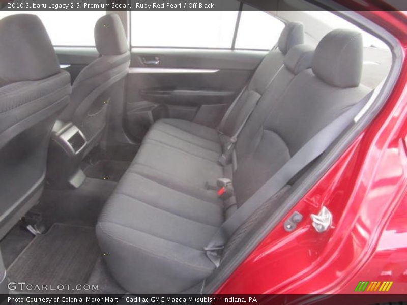 Ruby Red Pearl / Off Black 2010 Subaru Legacy 2.5i Premium Sedan