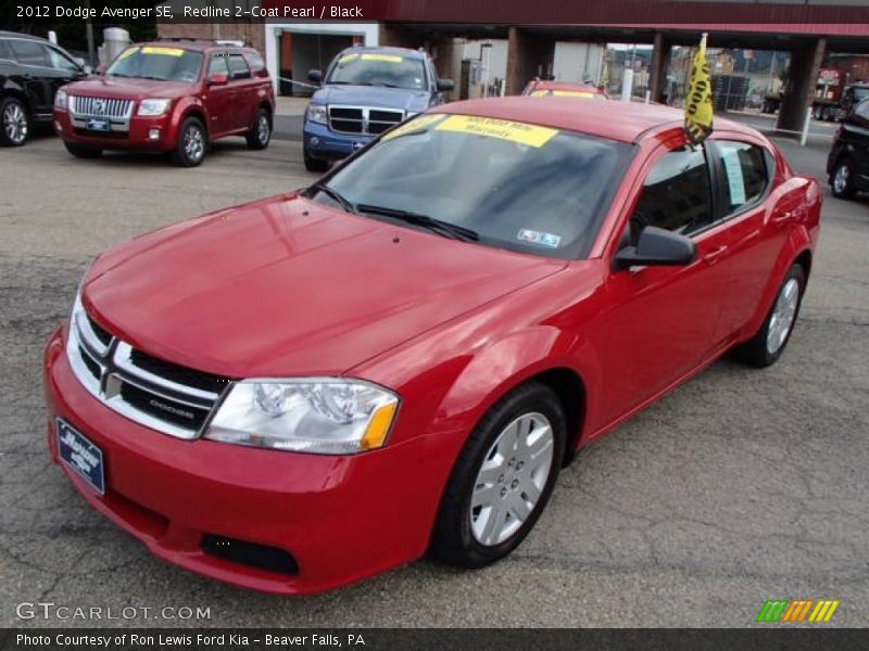 Redline 2-Coat Pearl / Black 2012 Dodge Avenger SE