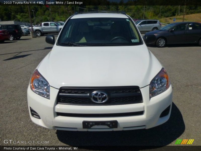 Super White / Sand Beige 2010 Toyota RAV4 I4 4WD