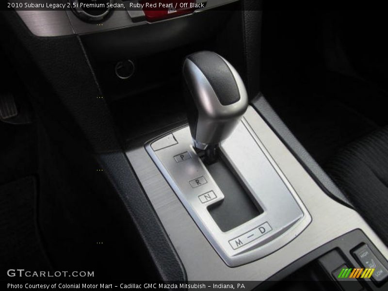 Ruby Red Pearl / Off Black 2010 Subaru Legacy 2.5i Premium Sedan