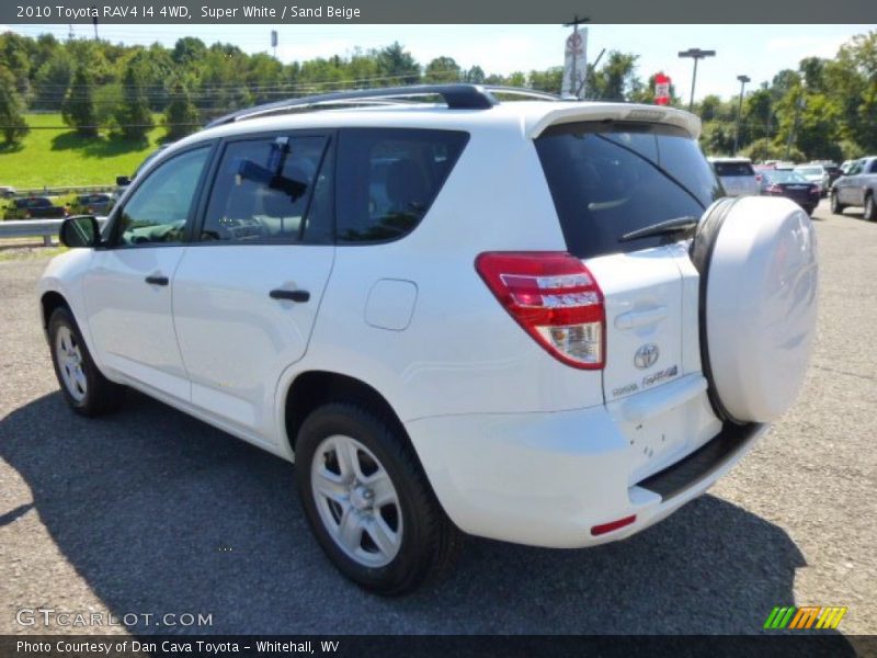 Super White / Sand Beige 2010 Toyota RAV4 I4 4WD