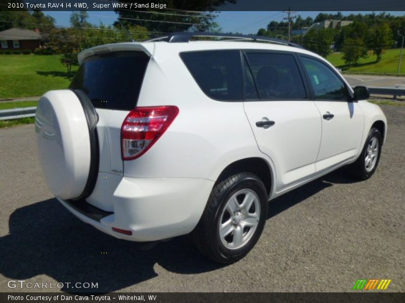 Super White / Sand Beige 2010 Toyota RAV4 I4 4WD