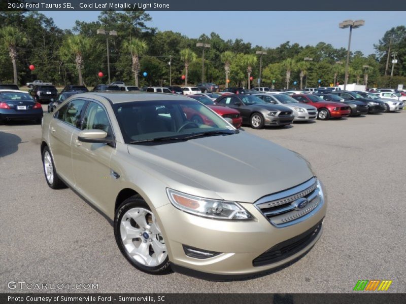 Gold Leaf Metallic / Light Stone 2010 Ford Taurus SEL