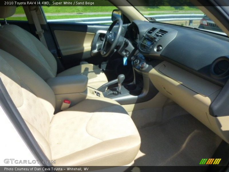 Super White / Sand Beige 2010 Toyota RAV4 I4 4WD