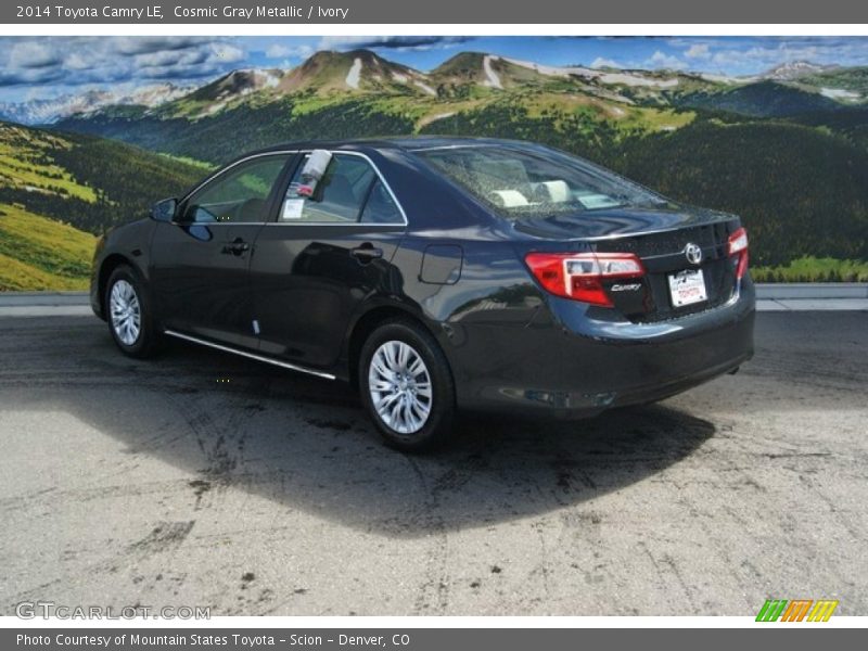 Cosmic Gray Metallic / Ivory 2014 Toyota Camry LE