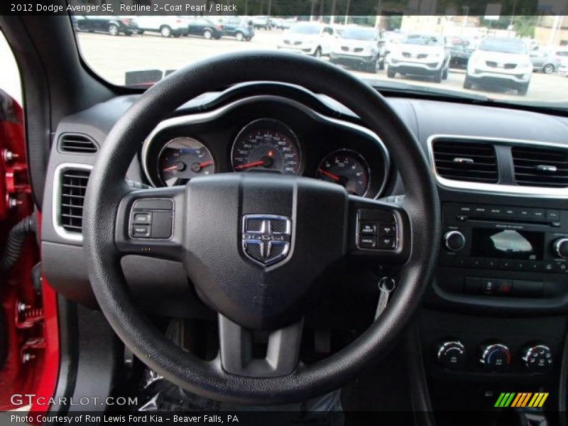 Redline 2-Coat Pearl / Black 2012 Dodge Avenger SE