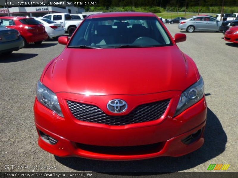 Barcelona Red Metallic / Ash 2011 Toyota Camry SE