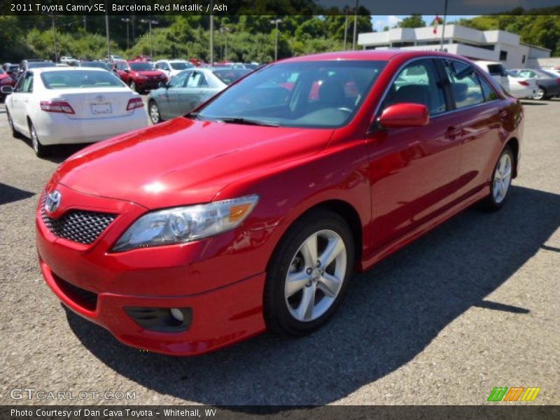 Barcelona Red Metallic / Ash 2011 Toyota Camry SE