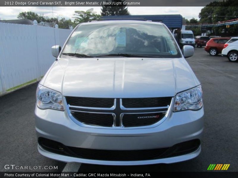 Bright Silver Metallic / Black/Light Graystone 2012 Dodge Grand Caravan SXT