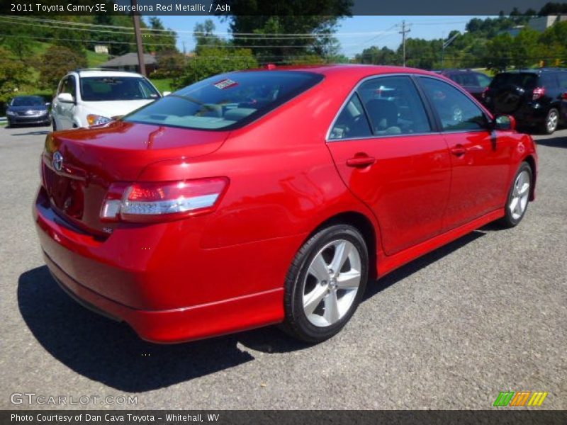 Barcelona Red Metallic / Ash 2011 Toyota Camry SE