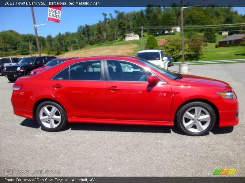 Barcelona Red Metallic / Ash 2011 Toyota Camry SE