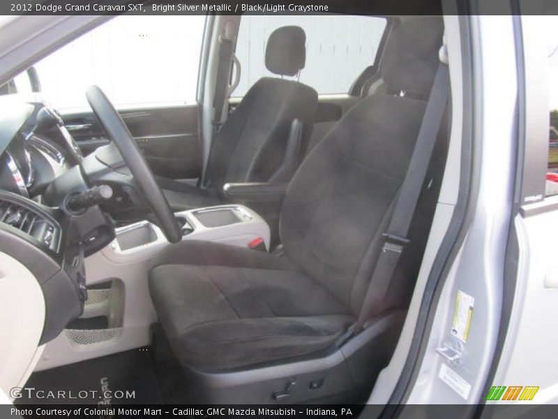 Bright Silver Metallic / Black/Light Graystone 2012 Dodge Grand Caravan SXT
