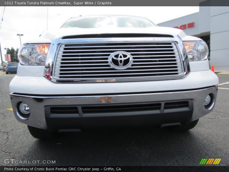 Super White / Graphite 2012 Toyota Tundra Platinum CrewMax