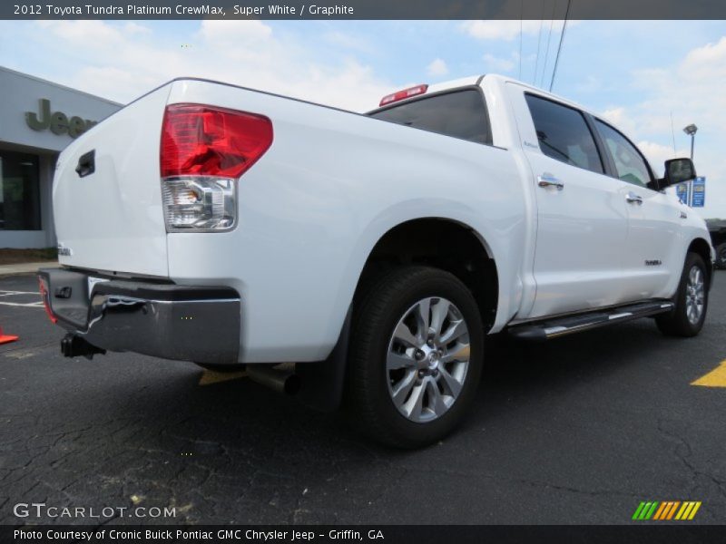 Super White / Graphite 2012 Toyota Tundra Platinum CrewMax
