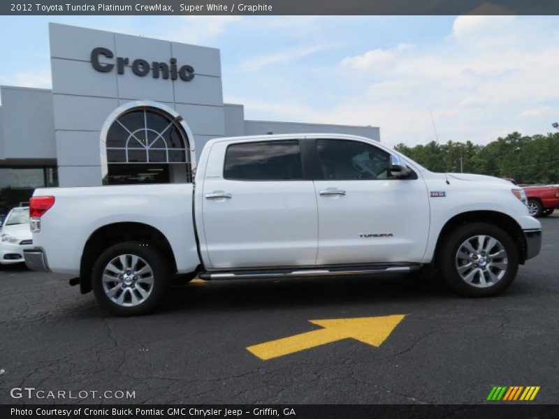 Super White / Graphite 2012 Toyota Tundra Platinum CrewMax