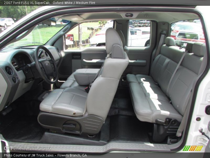 Oxford White / Medium Flint 2007 Ford F150 XL SuperCab