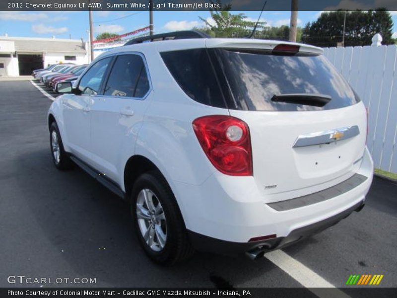 Summit White / Light Titanium/Jet Black 2012 Chevrolet Equinox LT AWD