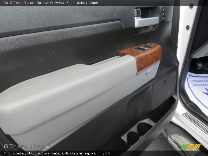 Super White / Graphite 2012 Toyota Tundra Platinum CrewMax