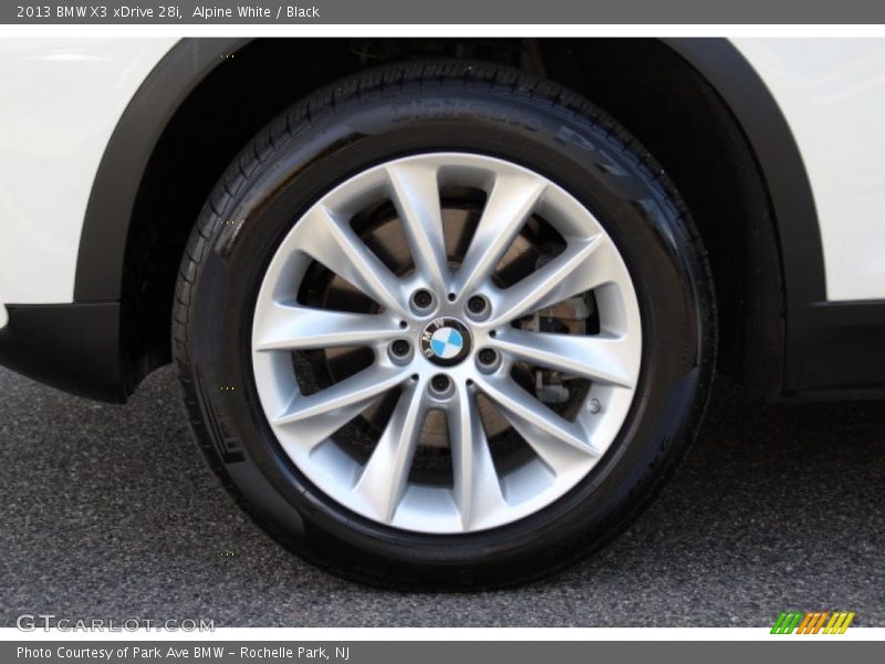 Alpine White / Black 2013 BMW X3 xDrive 28i