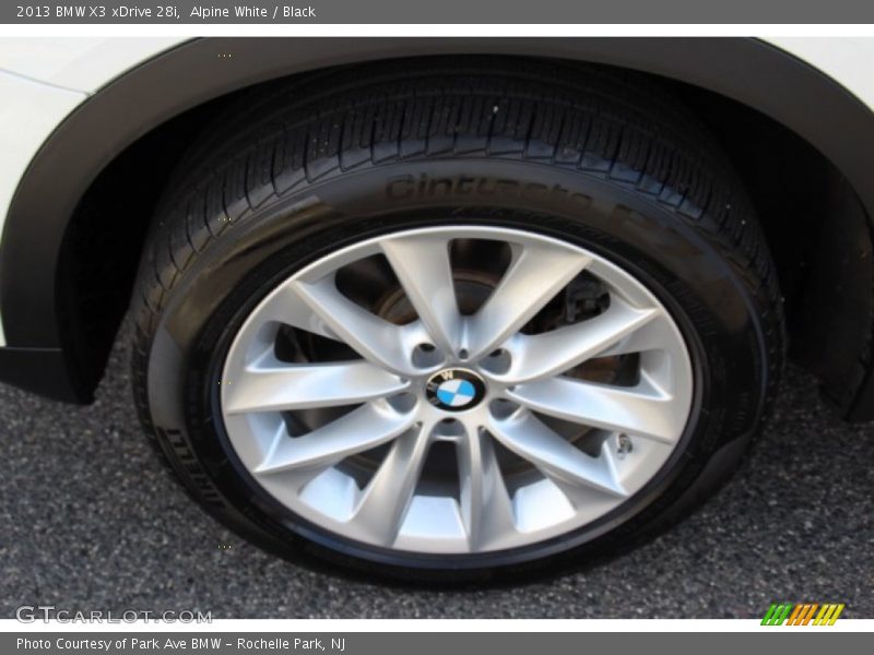 Alpine White / Black 2013 BMW X3 xDrive 28i