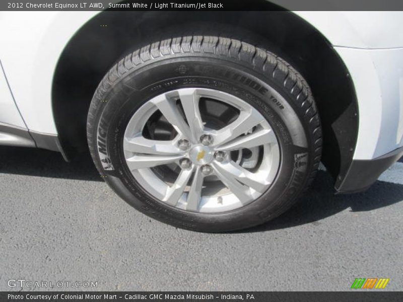 Summit White / Light Titanium/Jet Black 2012 Chevrolet Equinox LT AWD