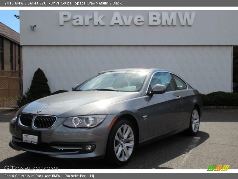 Space Gray Metallic / Black 2013 BMW 3 Series 328i xDrive Coupe