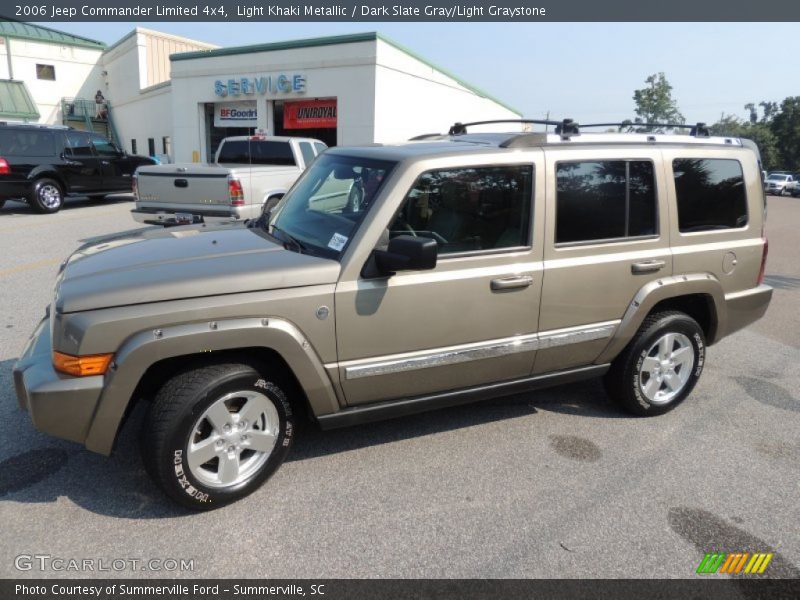 Light Khaki Metallic / Dark Slate Gray/Light Graystone 2006 Jeep Commander Limited 4x4