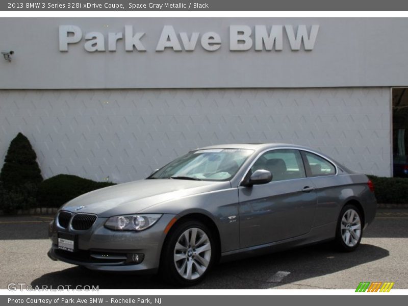 Space Gray Metallic / Black 2013 BMW 3 Series 328i xDrive Coupe