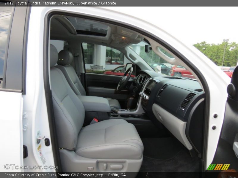 Super White / Graphite 2012 Toyota Tundra Platinum CrewMax