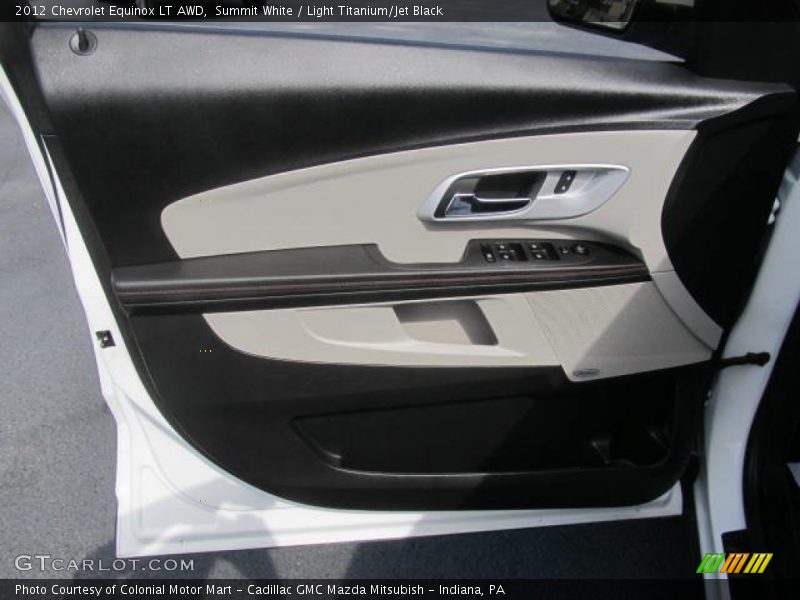 Summit White / Light Titanium/Jet Black 2012 Chevrolet Equinox LT AWD