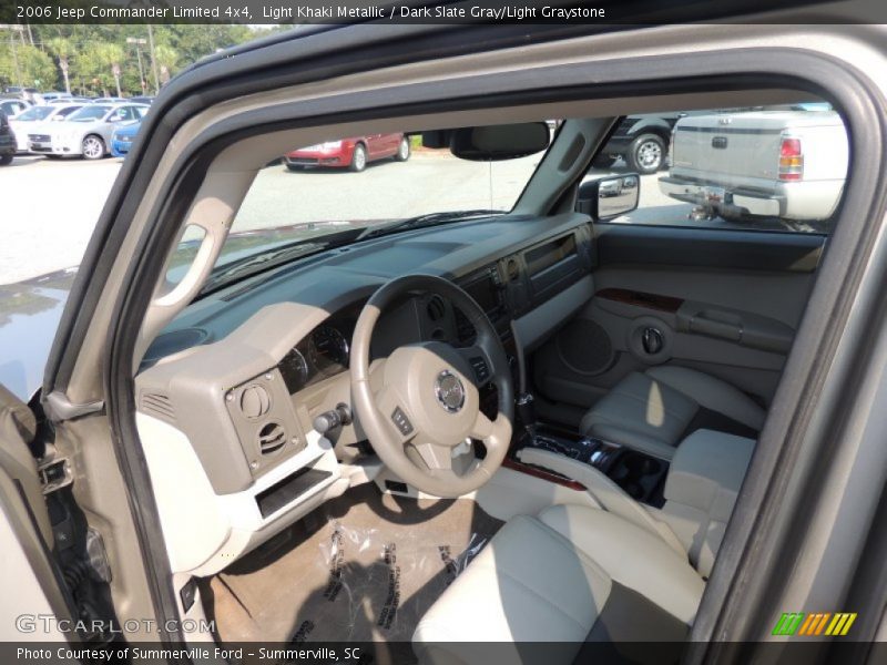 Light Khaki Metallic / Dark Slate Gray/Light Graystone 2006 Jeep Commander Limited 4x4