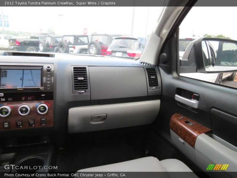 Super White / Graphite 2012 Toyota Tundra Platinum CrewMax