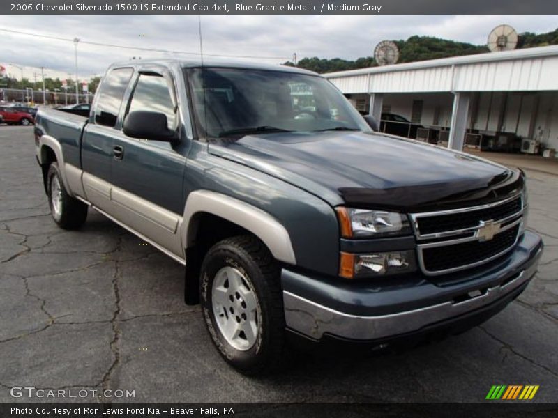 Blue Granite Metallic / Medium Gray 2006 Chevrolet Silverado 1500 LS Extended Cab 4x4