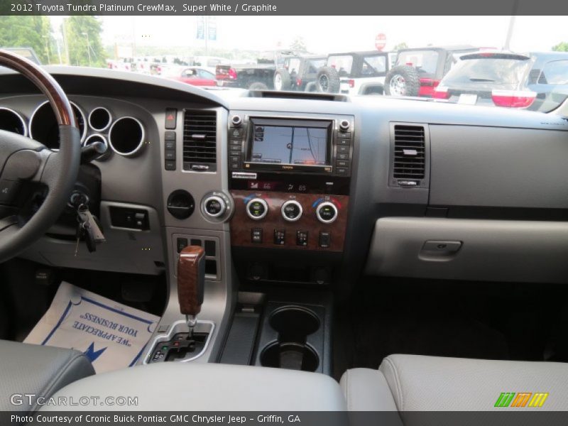 Super White / Graphite 2012 Toyota Tundra Platinum CrewMax