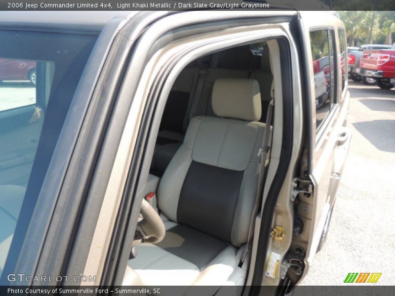 Light Khaki Metallic / Dark Slate Gray/Light Graystone 2006 Jeep Commander Limited 4x4