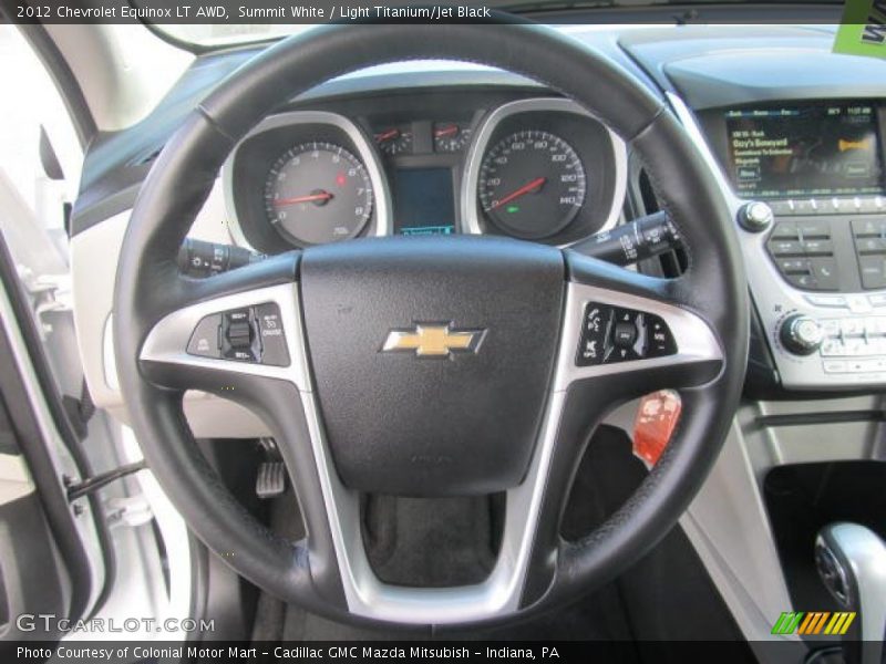 Summit White / Light Titanium/Jet Black 2012 Chevrolet Equinox LT AWD