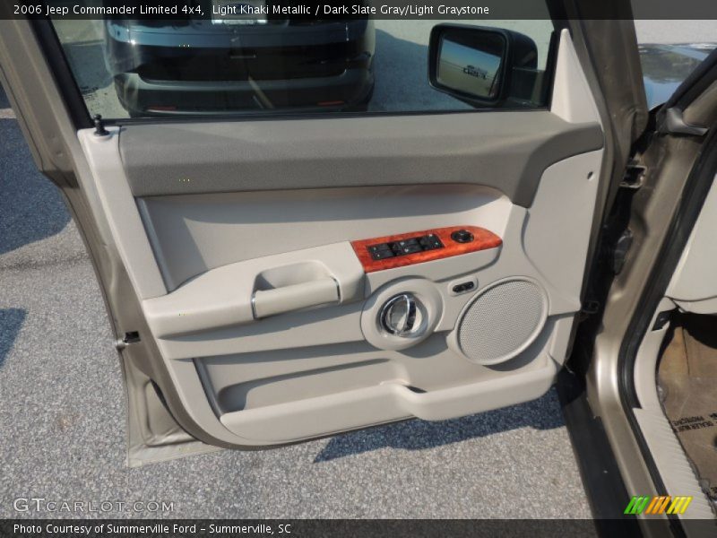 Light Khaki Metallic / Dark Slate Gray/Light Graystone 2006 Jeep Commander Limited 4x4