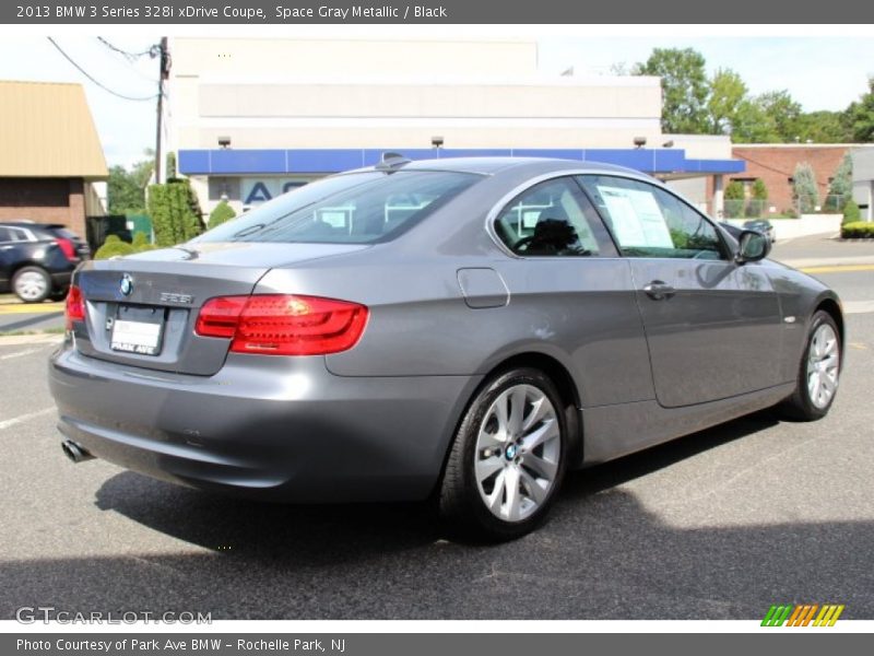 Space Gray Metallic / Black 2013 BMW 3 Series 328i xDrive Coupe