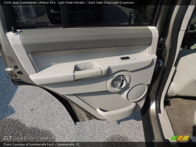 Light Khaki Metallic / Dark Slate Gray/Light Graystone 2006 Jeep Commander Limited 4x4