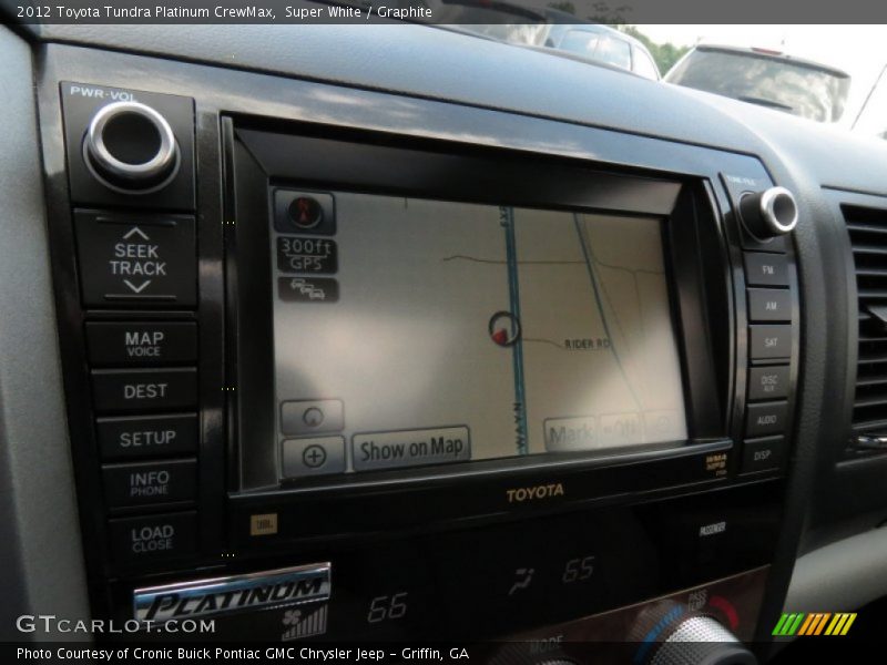 Super White / Graphite 2012 Toyota Tundra Platinum CrewMax